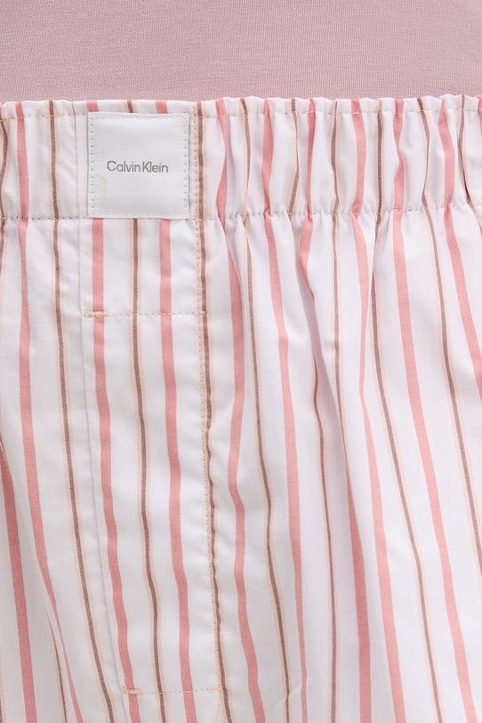 Odzież Calvin Klein Underwear szorty piżamowe damskie z bawełną LV00QS7596 biały