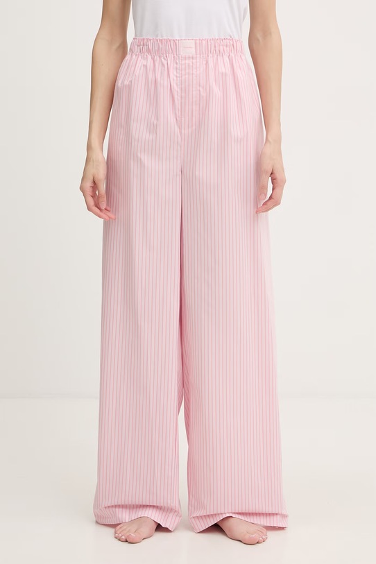 Odzież Calvin Klein Underwear piżama dwuczęściowa damska bawełniana LV00QS7637 różowy