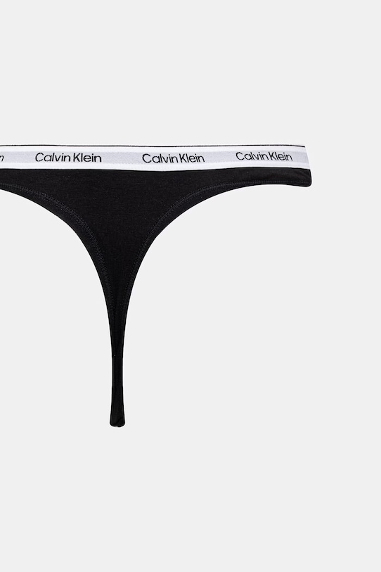 Calvin Klein Underwear tangá dámske bavlnené s elastanom 3-pak LV00QD5209 biela