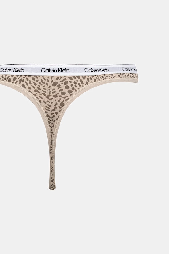 Calvin Klein Underwear tangá dámske bavlnené s elastanom 3-pak LV00QD5209
