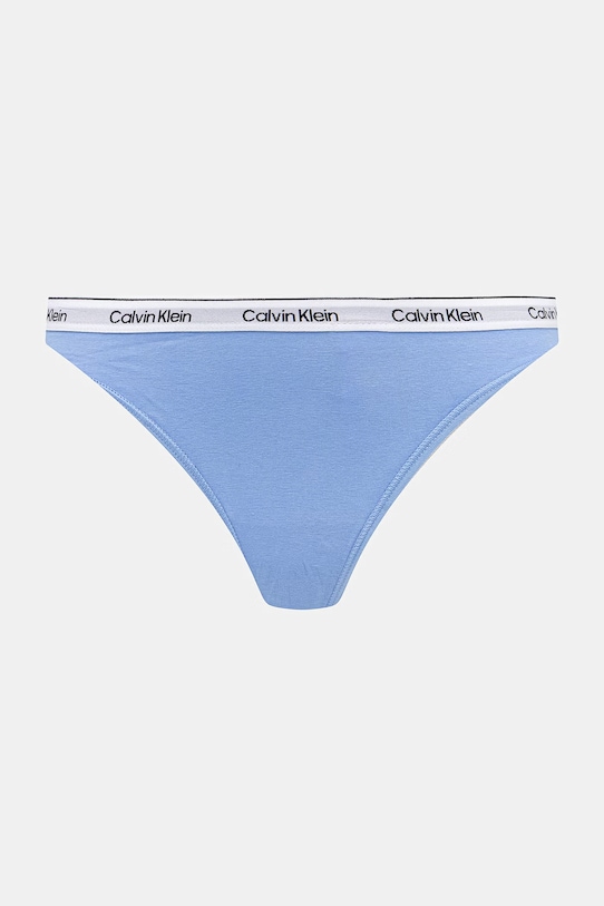 Дрехи Calvin Klein Underwear прашки дамски 5 броя LV00QD5221 син