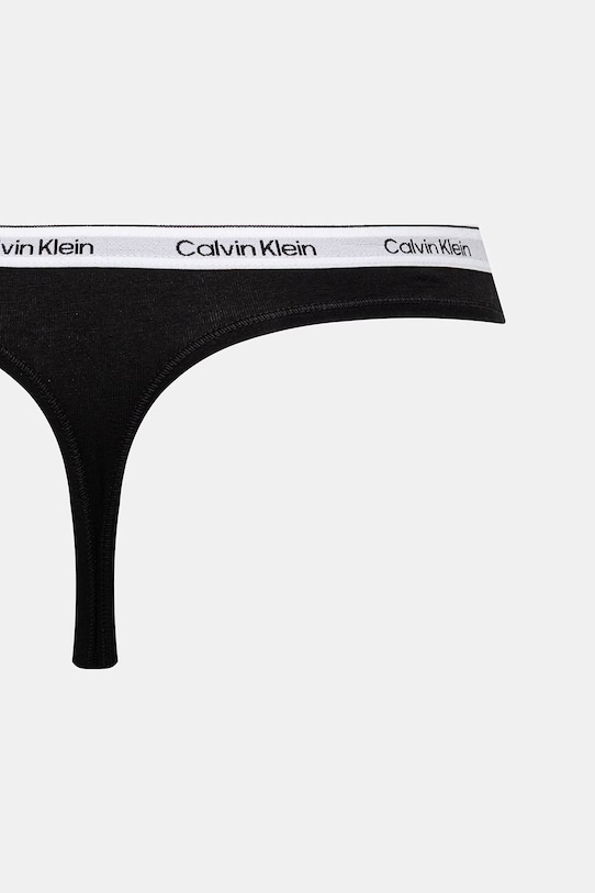 Calvin Klein Underwear tangá dámske 5-pak čierna LV00QD5395