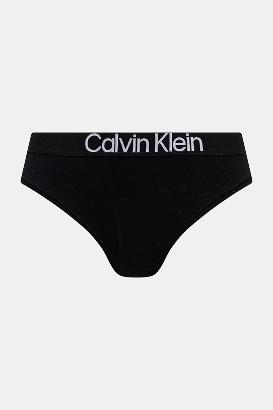 Calvin Klein Underwear figi damskie bawełniane z elastanem 3-pack LV00QD5398 czarny SS26