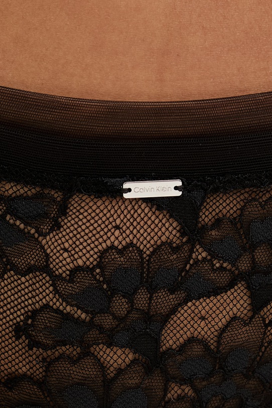 Calvin Klein Underwear tangice ženske čipkaste črna LV00QF8631