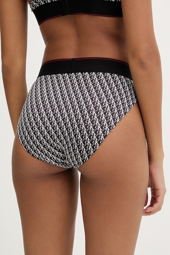 Oblačila Calvin Klein Underwear klasične Hlačke ženske LV00QF8705 črna