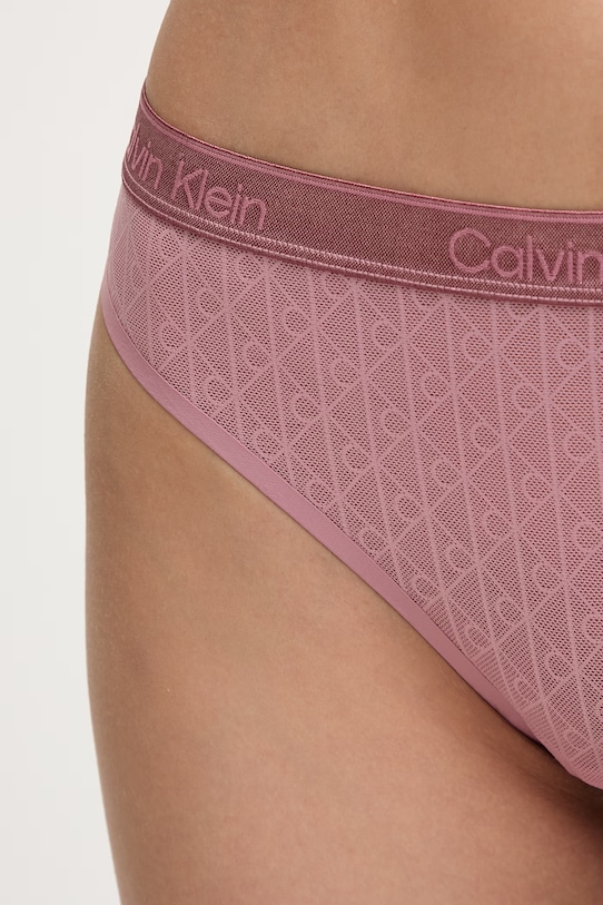 Calvin Klein Underwear tanga dámské růžová LV00QF8873