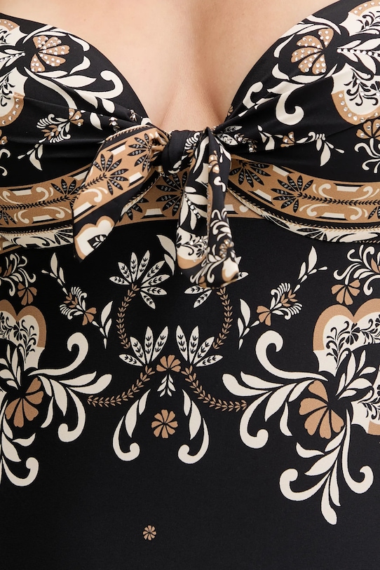 Twinset jednoczęściowy strój kąpielowy czarny 261LBMQ00