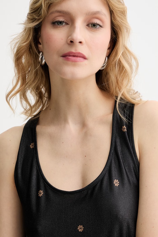 Twinset sukienka plażowa damska czarny 261LB2KBB