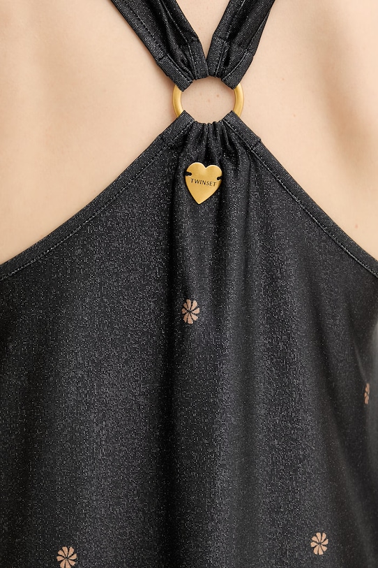 Twinset sukienka plażowa damska 261LB2KBB czarny