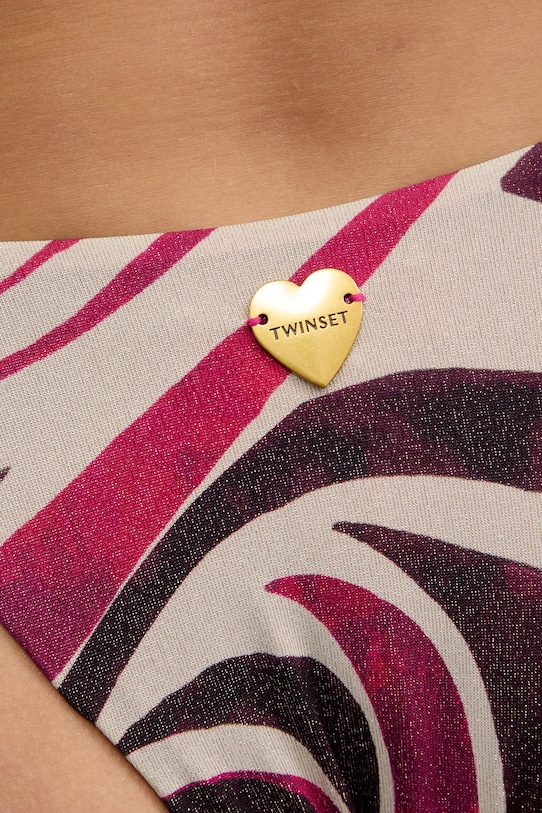 Twinset figi kąpielowe fioletowy 261LBMF78
