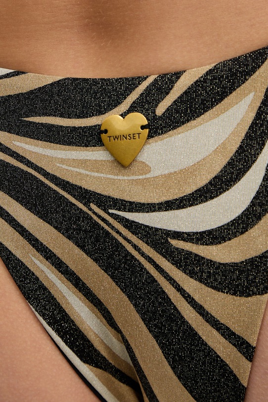 Twinset figi kąpielowe beżowy 261LBMF78