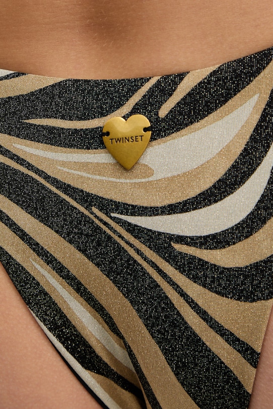 Twinset figi kąpielowe beżowy 261LBMF78