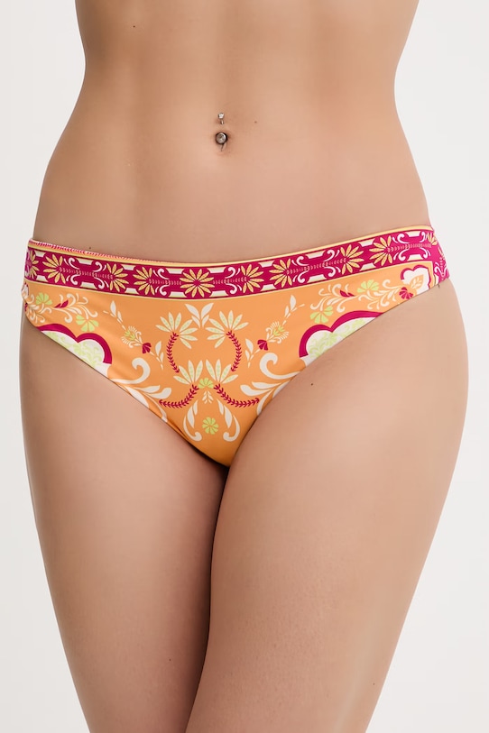 Twinset figi kąpielowe dół pomarańczowy 261LBMQ77