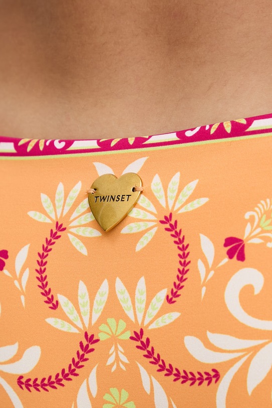 Odzież Twinset figi kąpielowe 261LBMQ77 pomarańczowy