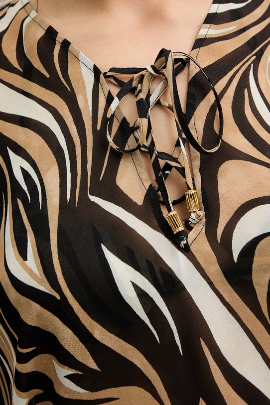 Пляжна сукня Twinset 261LB2FFF коричневий