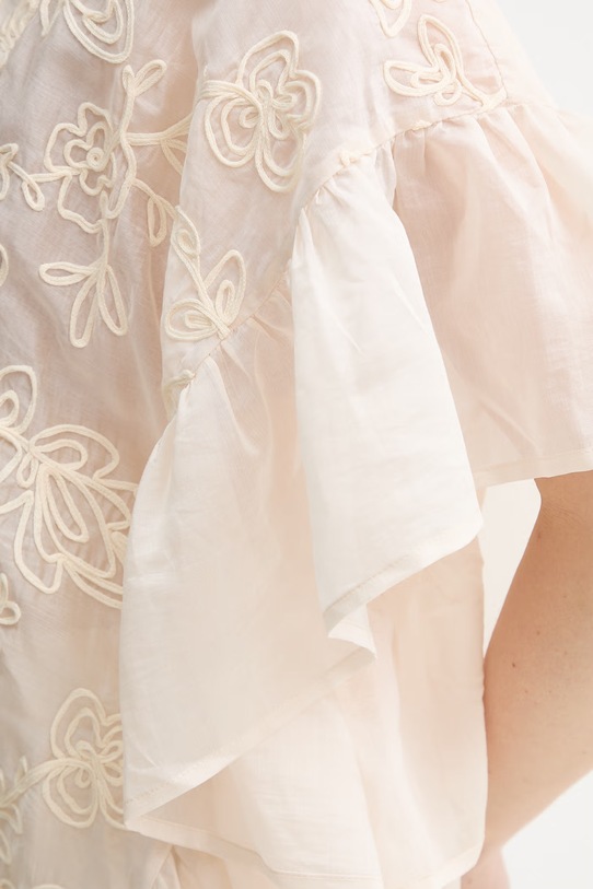 Twinset narzutka plażowa damska 261LB4AGG beżowy