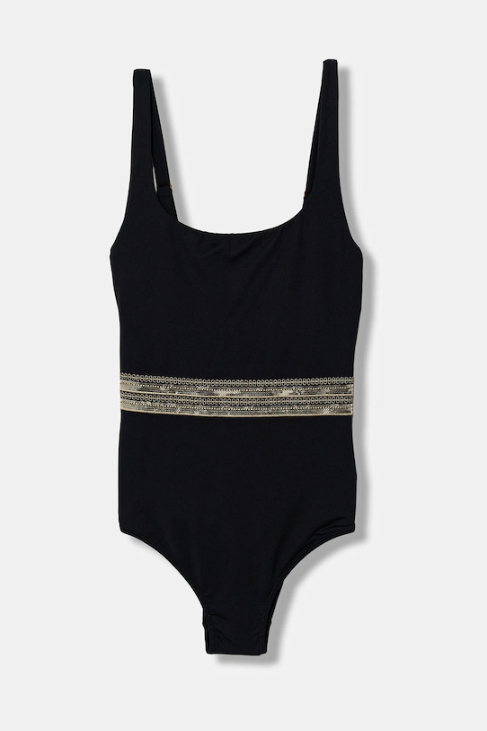 Twinset jednoczęściowy strój kąpielowy miękka czarny 261LBMG00