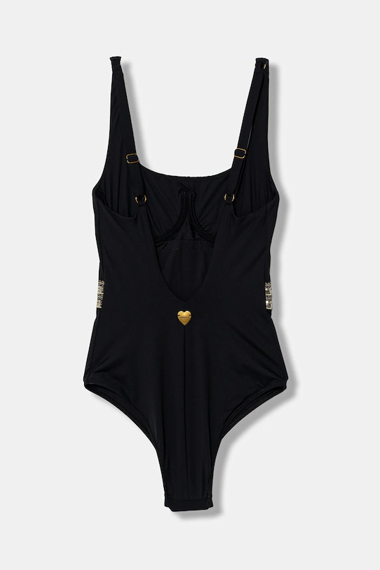 Twinset jednoczęściowy strój kąpielowy 261LBMG00 czarny SS26