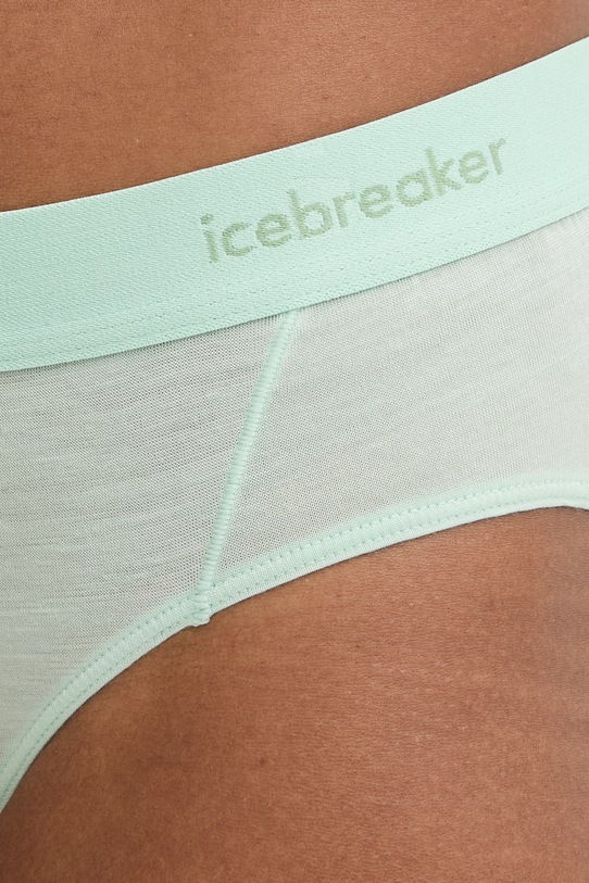 Odzież Icebreaker damskie z wełną merino Mer 125 Cool-Lite Sprite Hipster IB0A57250A21 zielony