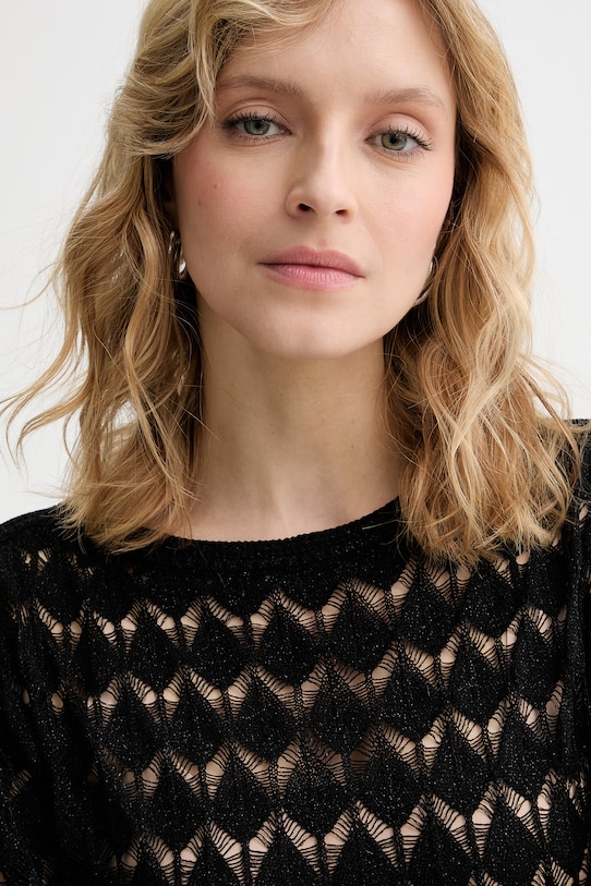 Oblečenie Twinset plážové tričko dámske 261LM3ABB čierna