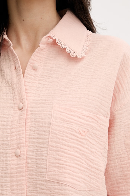 Πιτζάμα Emporio Armani Underwear EW002725.AF19041 ροζ