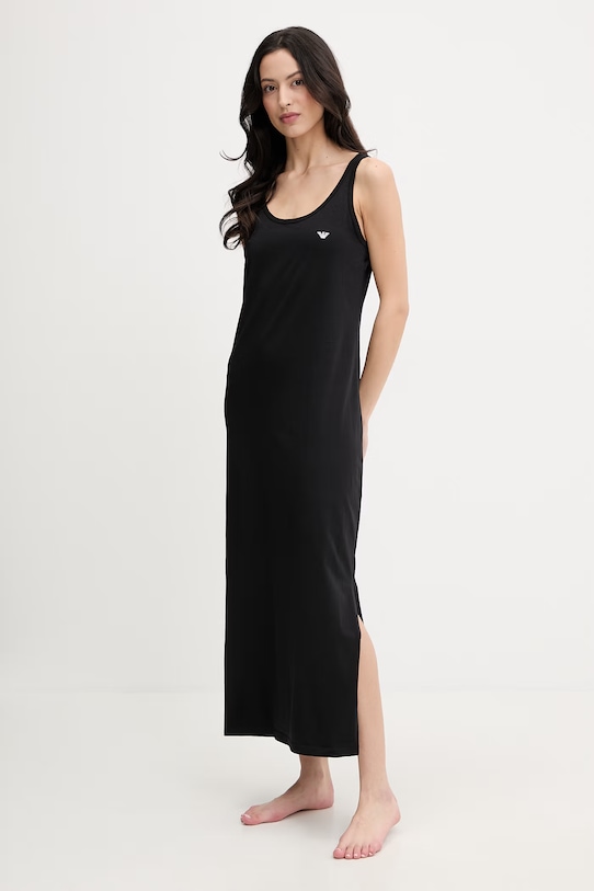 Ночная рубашка Emporio Armani Underwear EW000494.AF19023 чёрный SS26