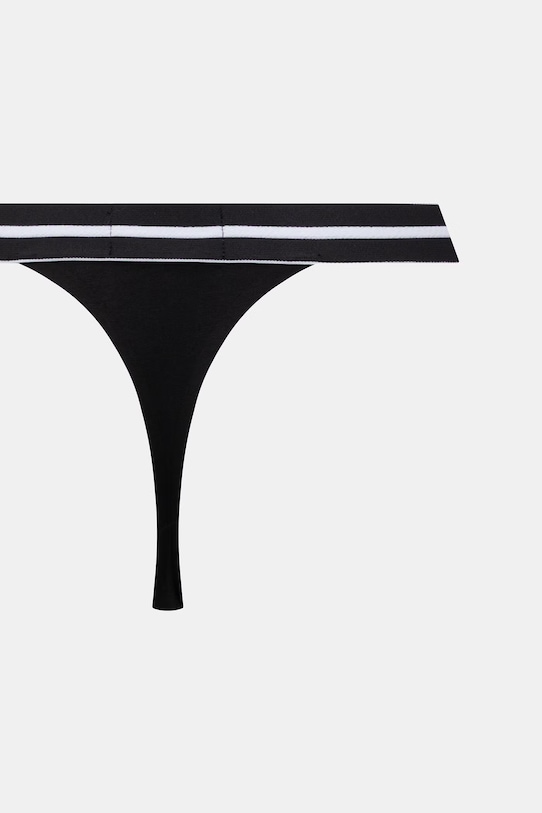 Odzież Emporio Armani Underwear stringi 2-pack EW000405.AF19023 czarny