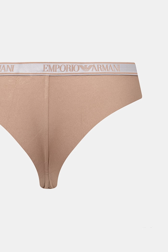 Oblečenie Emporio Armani Underwear nohavičky dámske 2-pak EW000404.AF19028 béžová