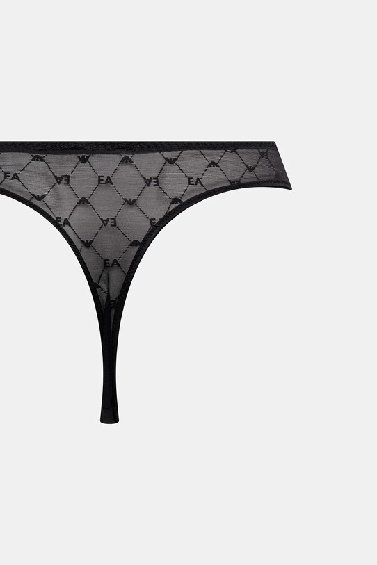 Oblečenie Emporio Armani Underwear Tangá dámske 2-pak EW000402.AF19030 čierna