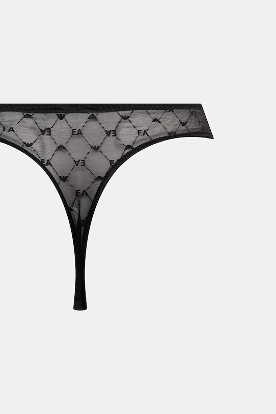 Oblečenie Emporio Armani Underwear Tangá dámske 2-pak EW000402.AF19030 čierna
