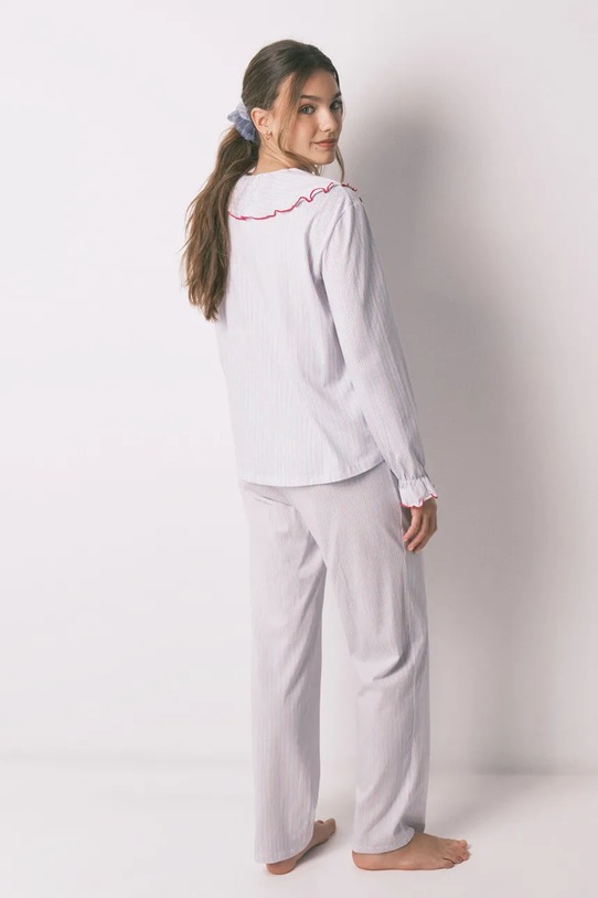 women'secret piżama bawełniana 3133480 niebieski SS26