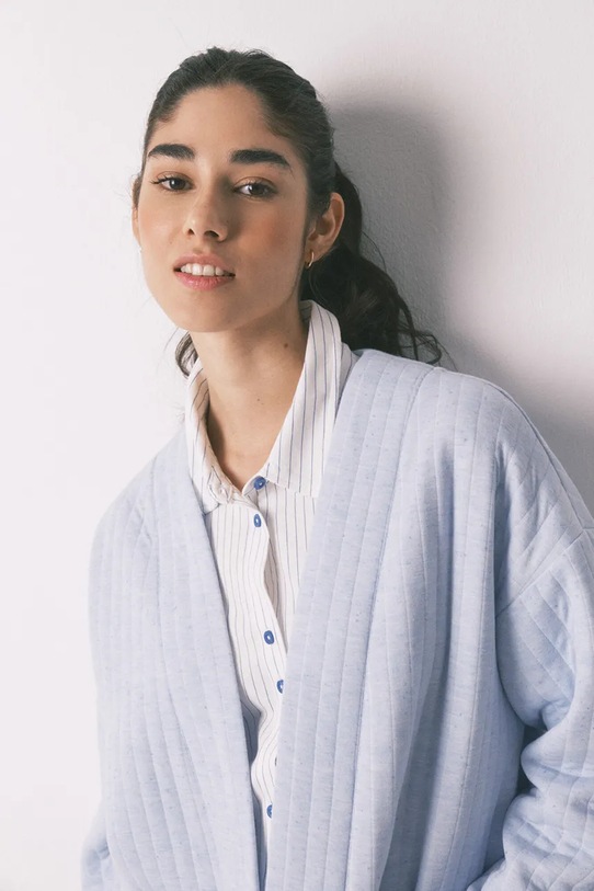 Odzież women'secret szlafrok 3143752 niebieski