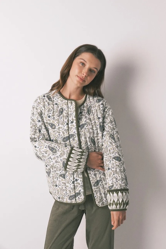 women'secret szlafrok dzianina zielony 3143754