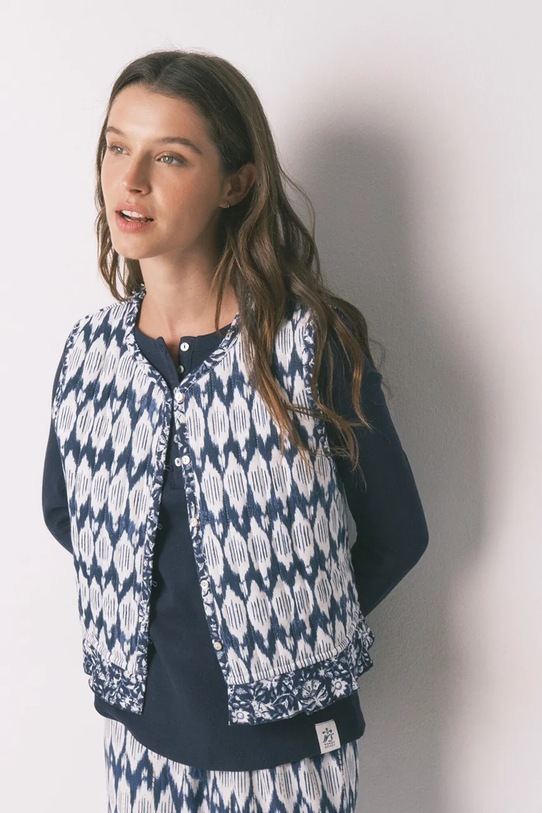 women'secret szlafrok granatowy 3143755