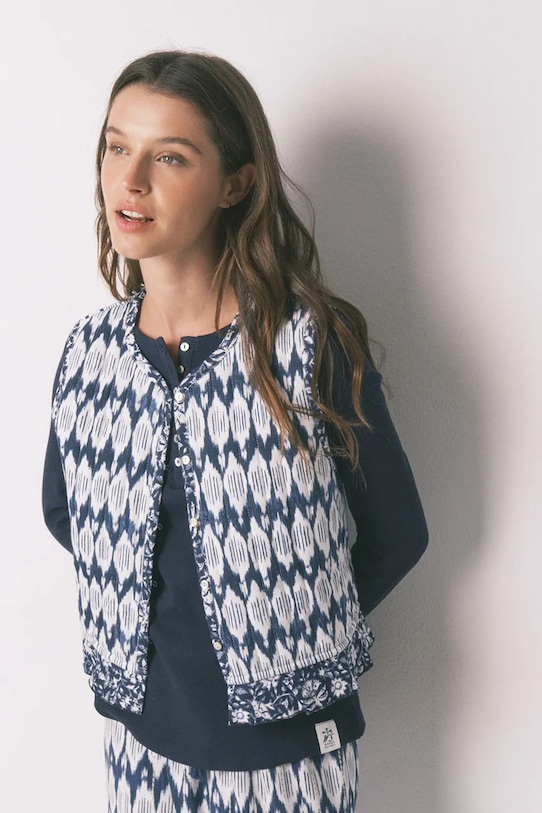 women'secret szlafrok granatowy 3143755