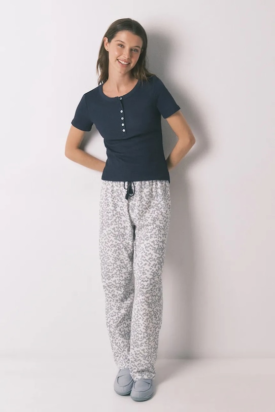 Odzież women'secret t-shirt piżamowy 3273290 granatowy