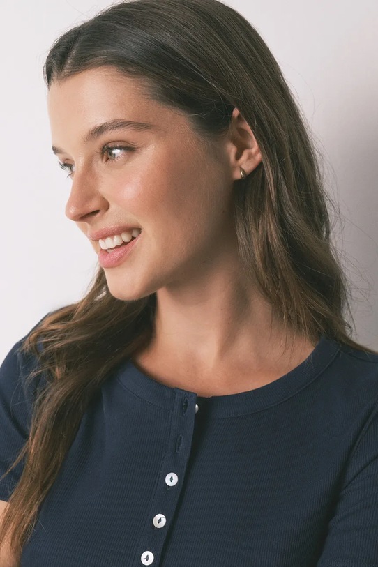 women'secret t-shirt piżamowy granatowy 3273290