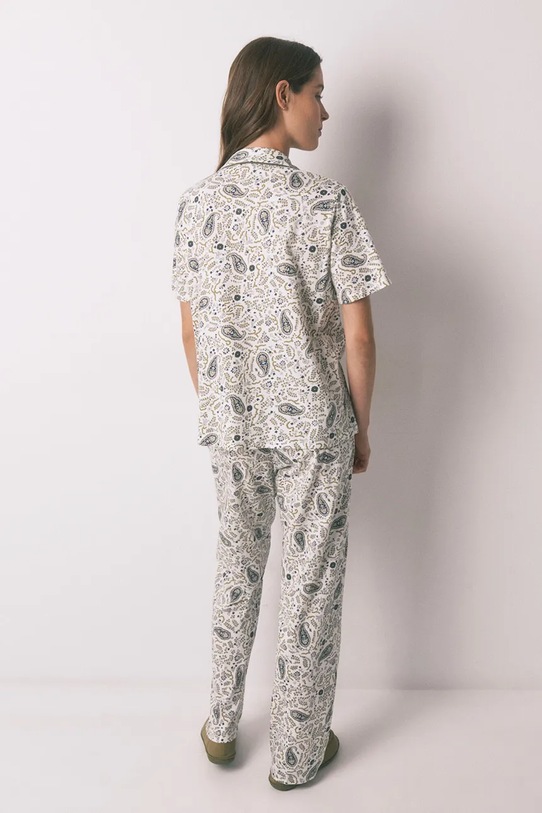 women'secret piżama bawełniana 3793064 zielony SS26