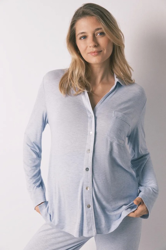 Odzież women'secret piżama MATERNITY 4463218 niebieski