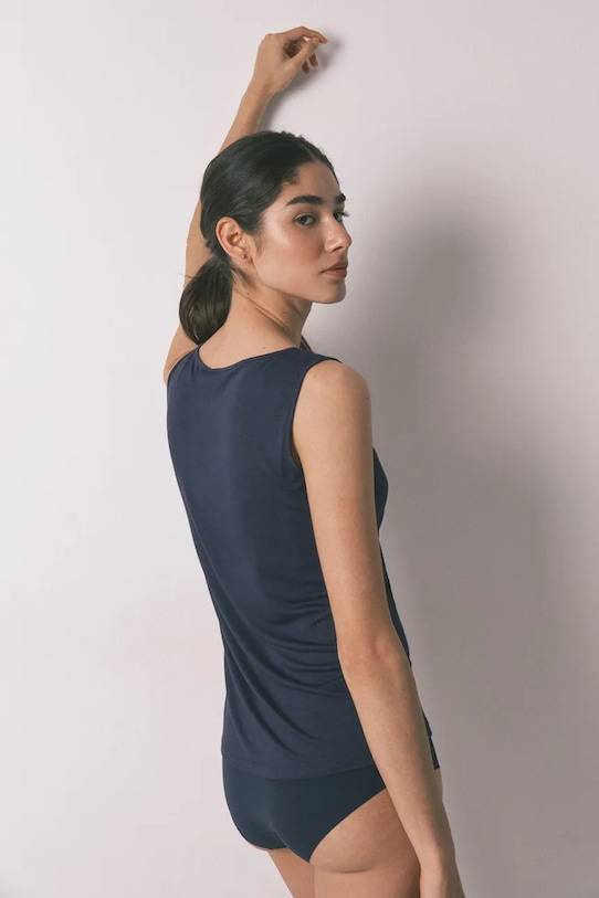 Пижамен топ women'secret 7663153 тъмносин SS26