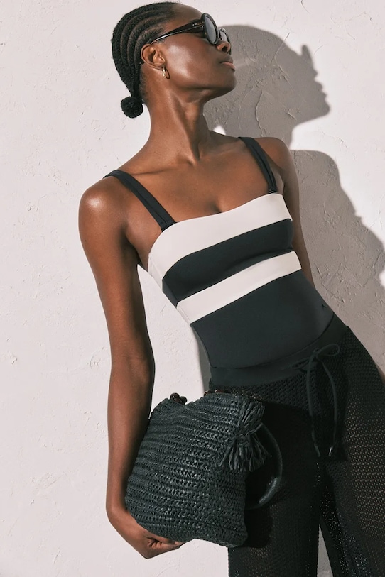 women'secret strój kąpielowy jednoczęściowy damski czarny 5523295