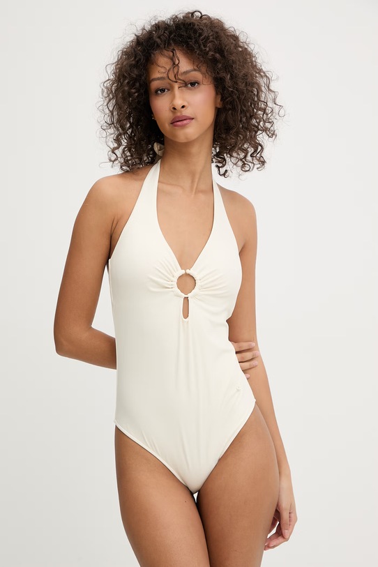 women'secret strój kąpielowy jednoczęściowy damski beżowy 5523297