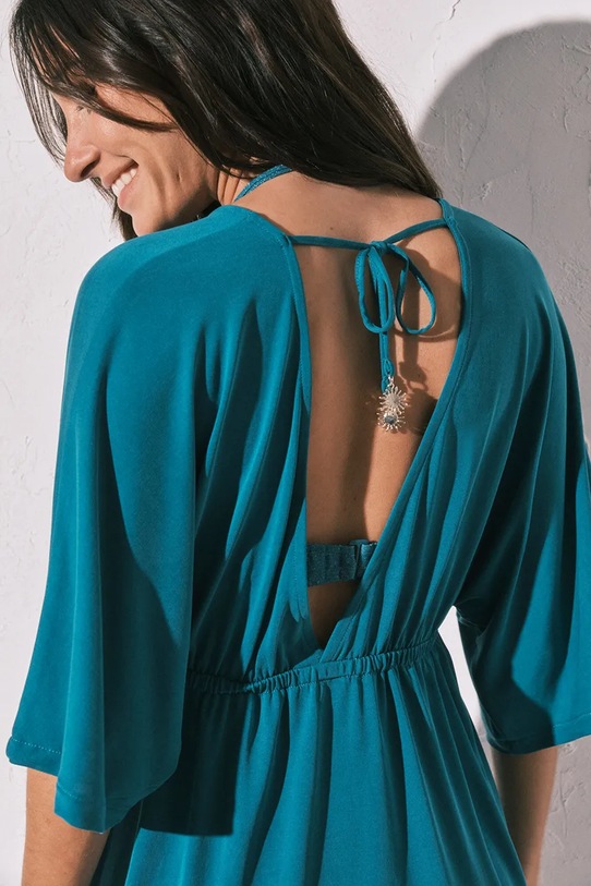 Odzież women'secret sukienka plażowa 5543683 turkusowy