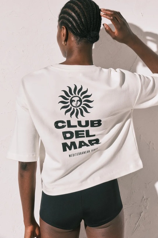 women'secret t-shirt plażowy 5543693 beżowy SS26