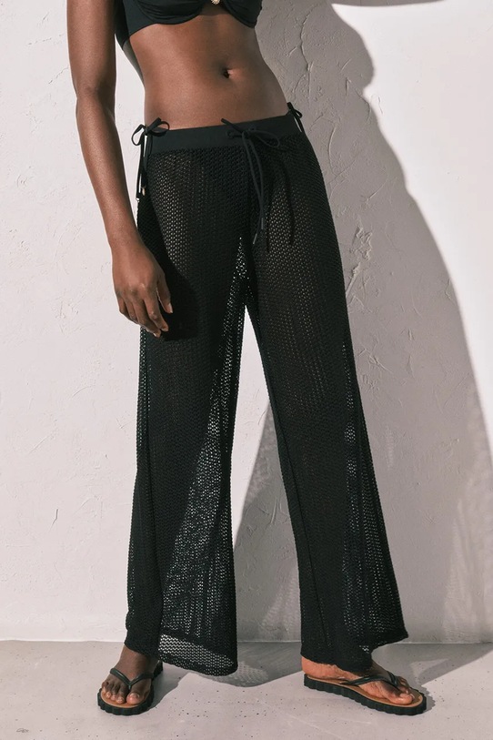 women'secret spodnie plażowe czarny 5543697