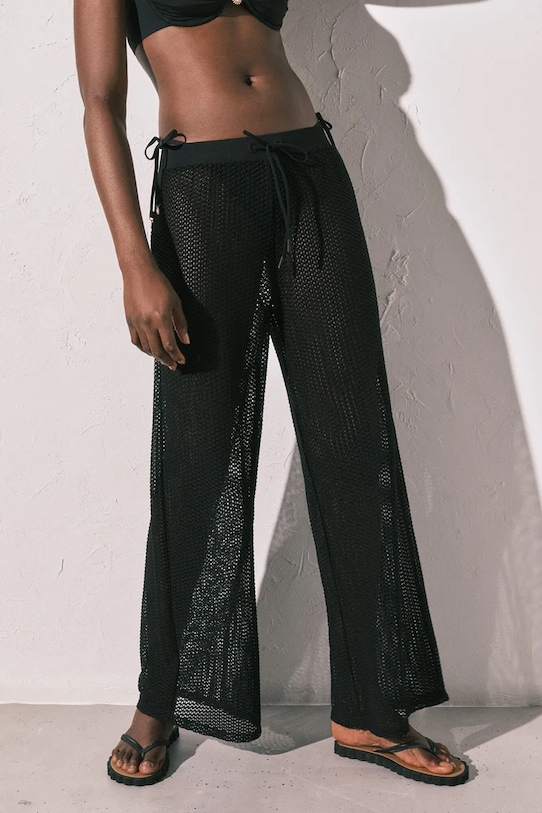 women'secret spodnie plażowe czarny 5543697