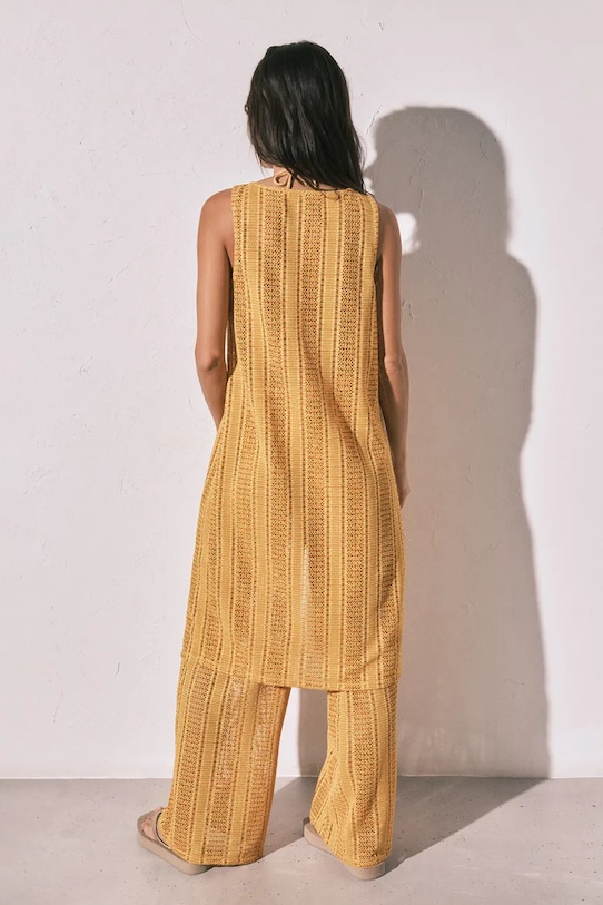 women'secret top plażowy 5543699 żółty SS26