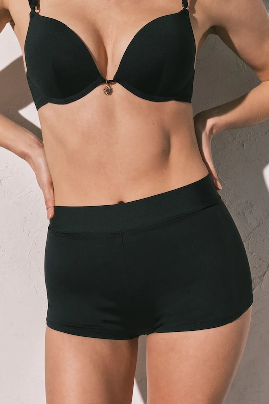 women'secret szorty kąpielowe dół czarny 6463629