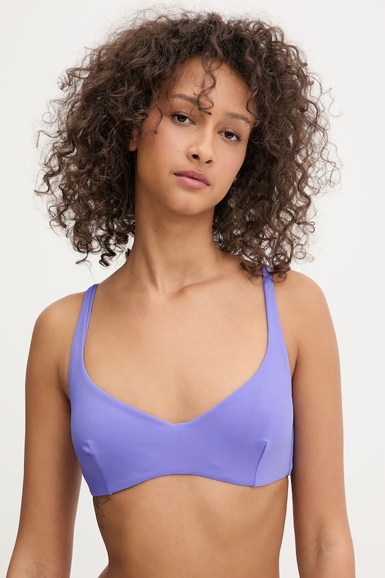 women'secret biustonosz kąpielowy bez fiszbinów fioletowy 6483756