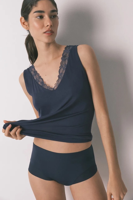 women'secret bokserki 4213725 granatowy SS26